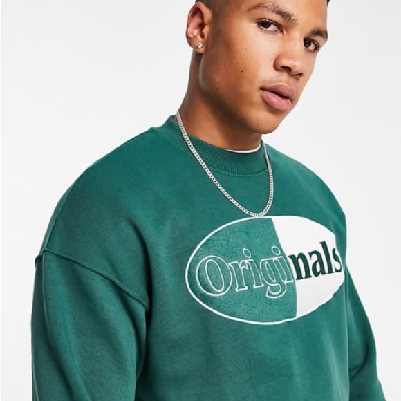 NWOT Jack & Jones Green Men's Sweater - Picture 4 of 8